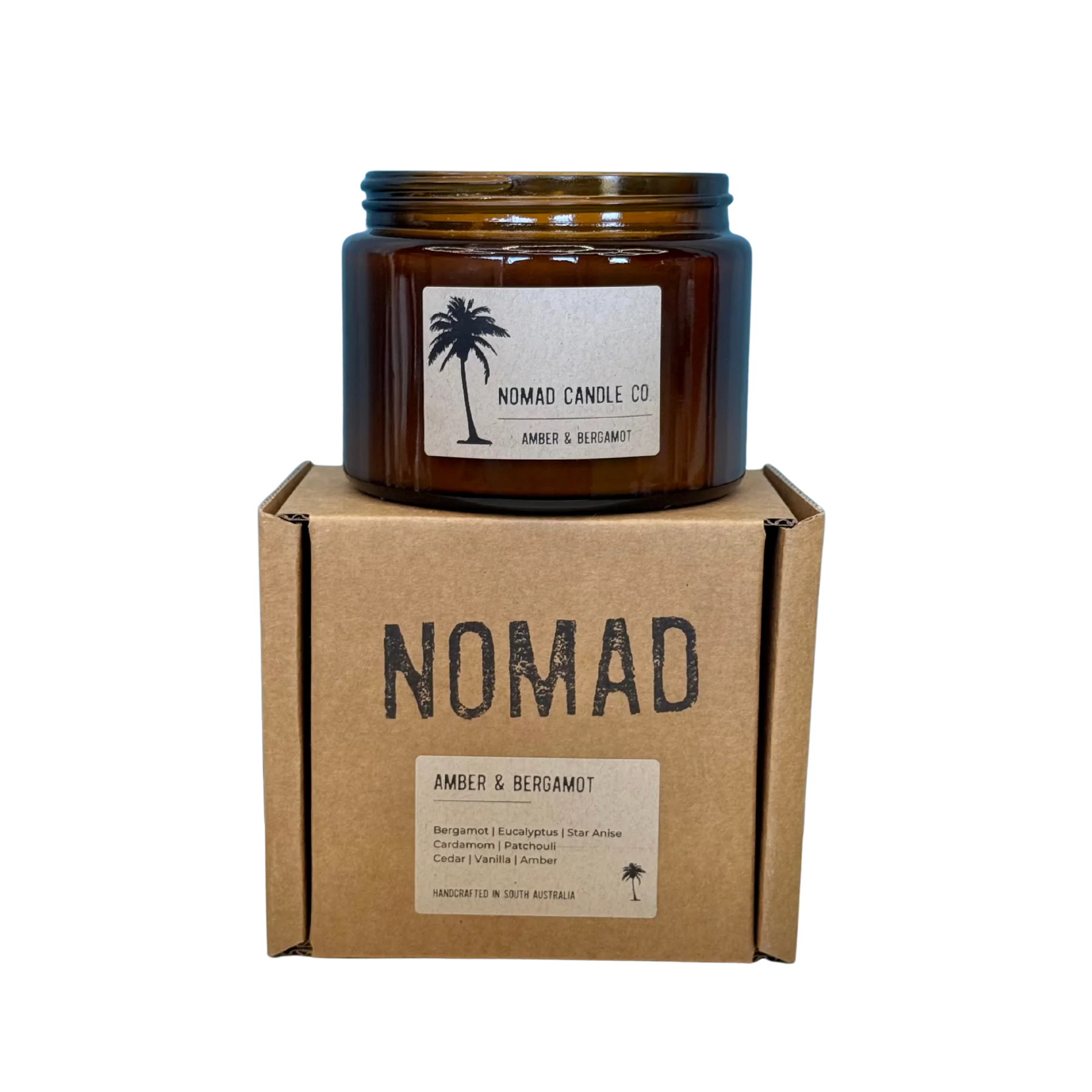 AMBER & BERGAMOT | SOY WAX CANDLE