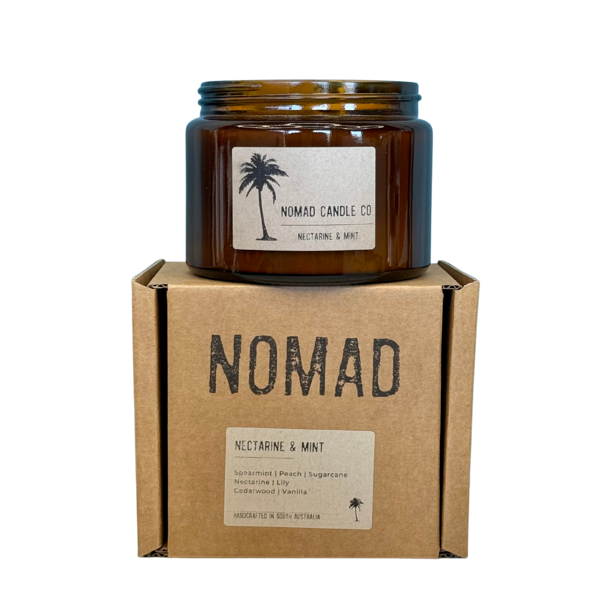 NECTARINE & MINT | SOY WAX CANDLE 500g