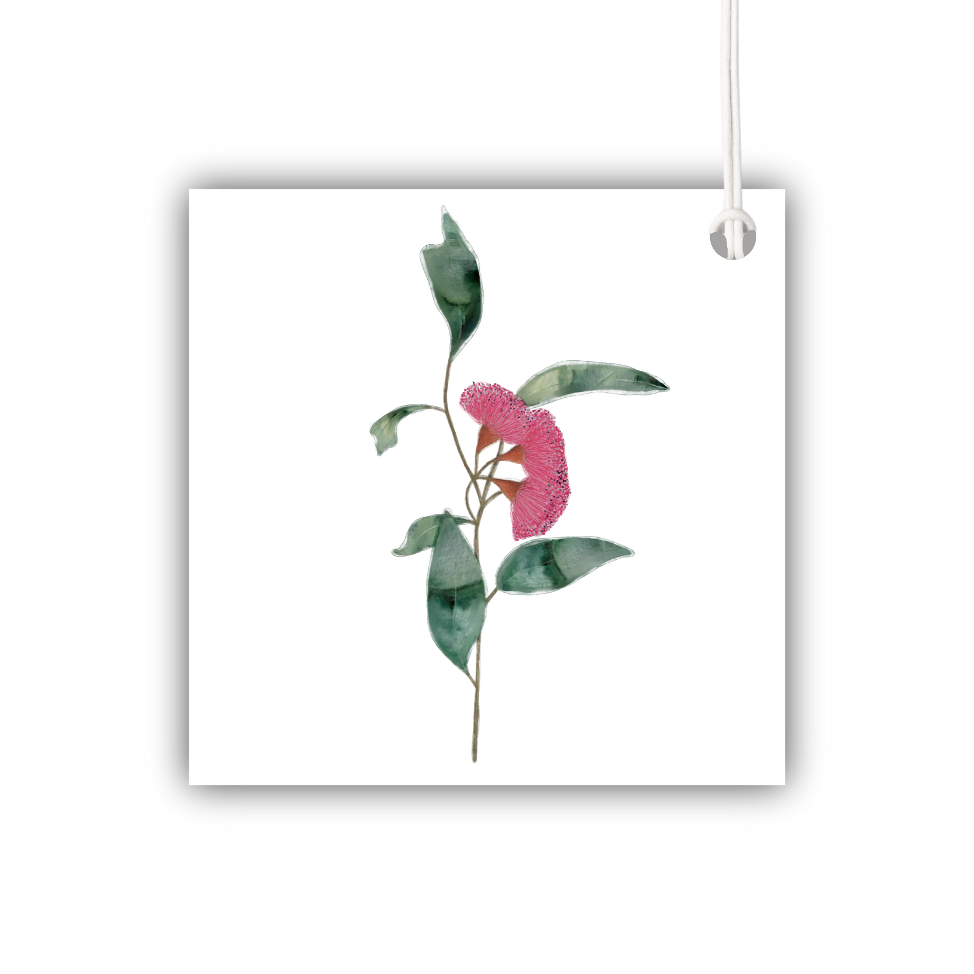 Gum Blossom Gift Tag