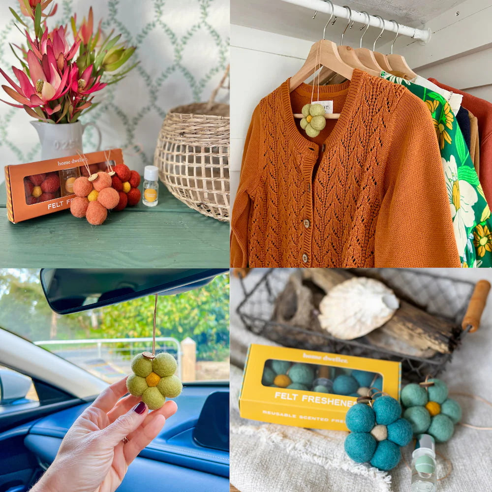 Felt Flower Fresheners