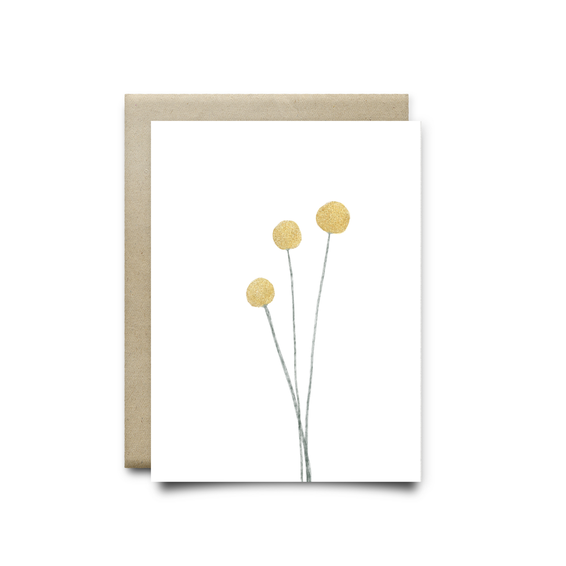 Billy Buttons Greeting Card