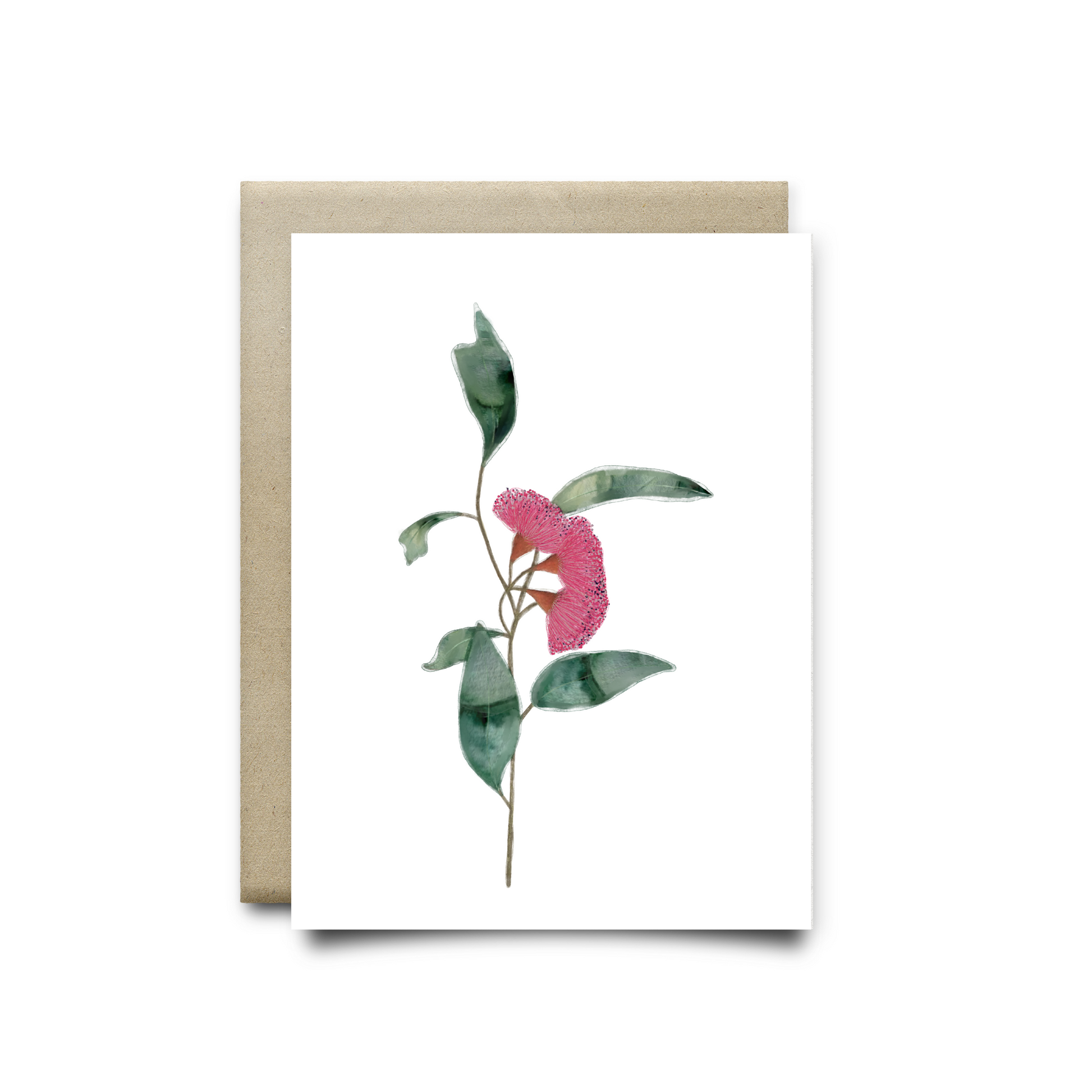 Gum Blossom Greeting Card