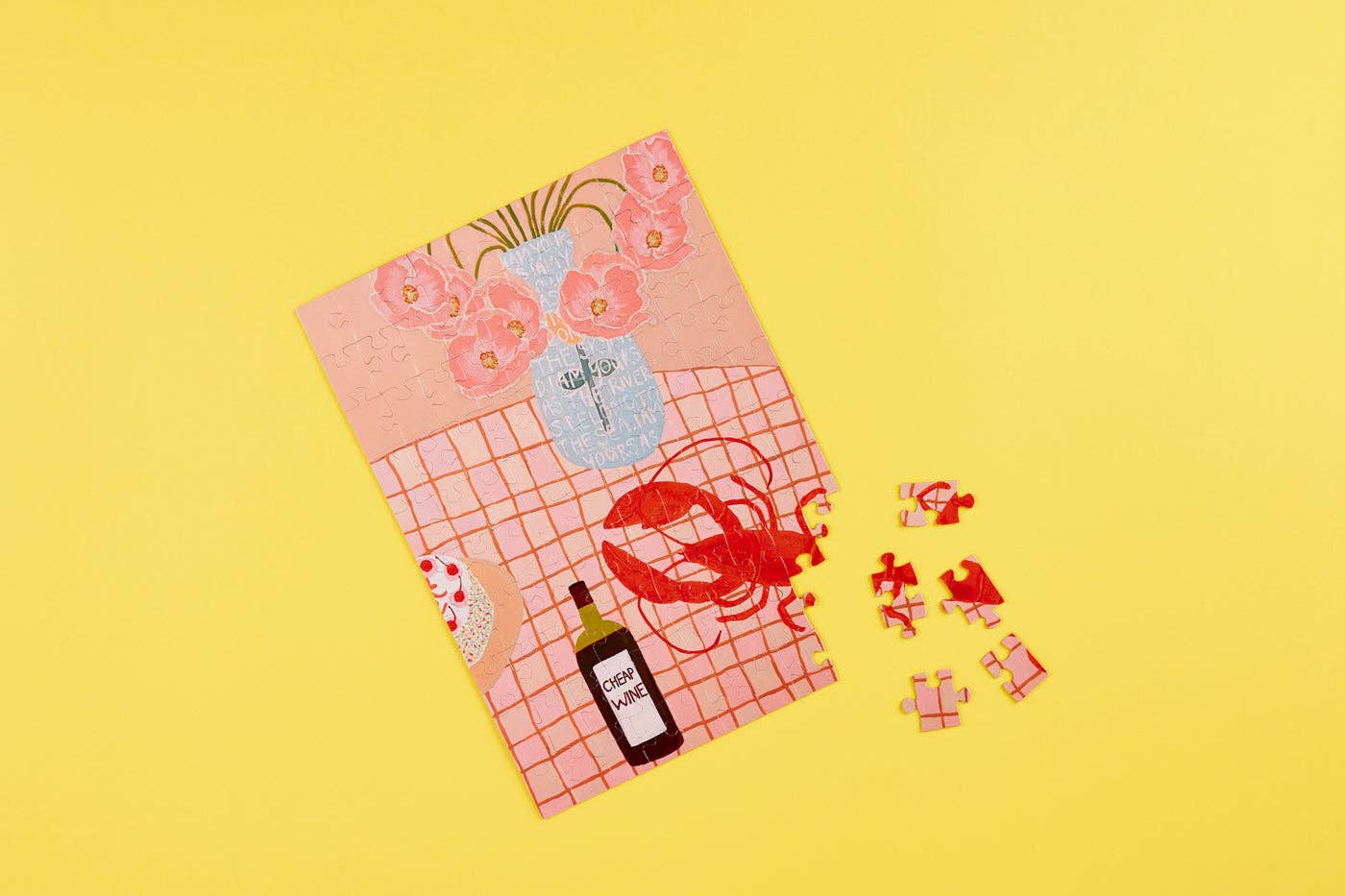 100 Piece Magnet Puzzle Lobster