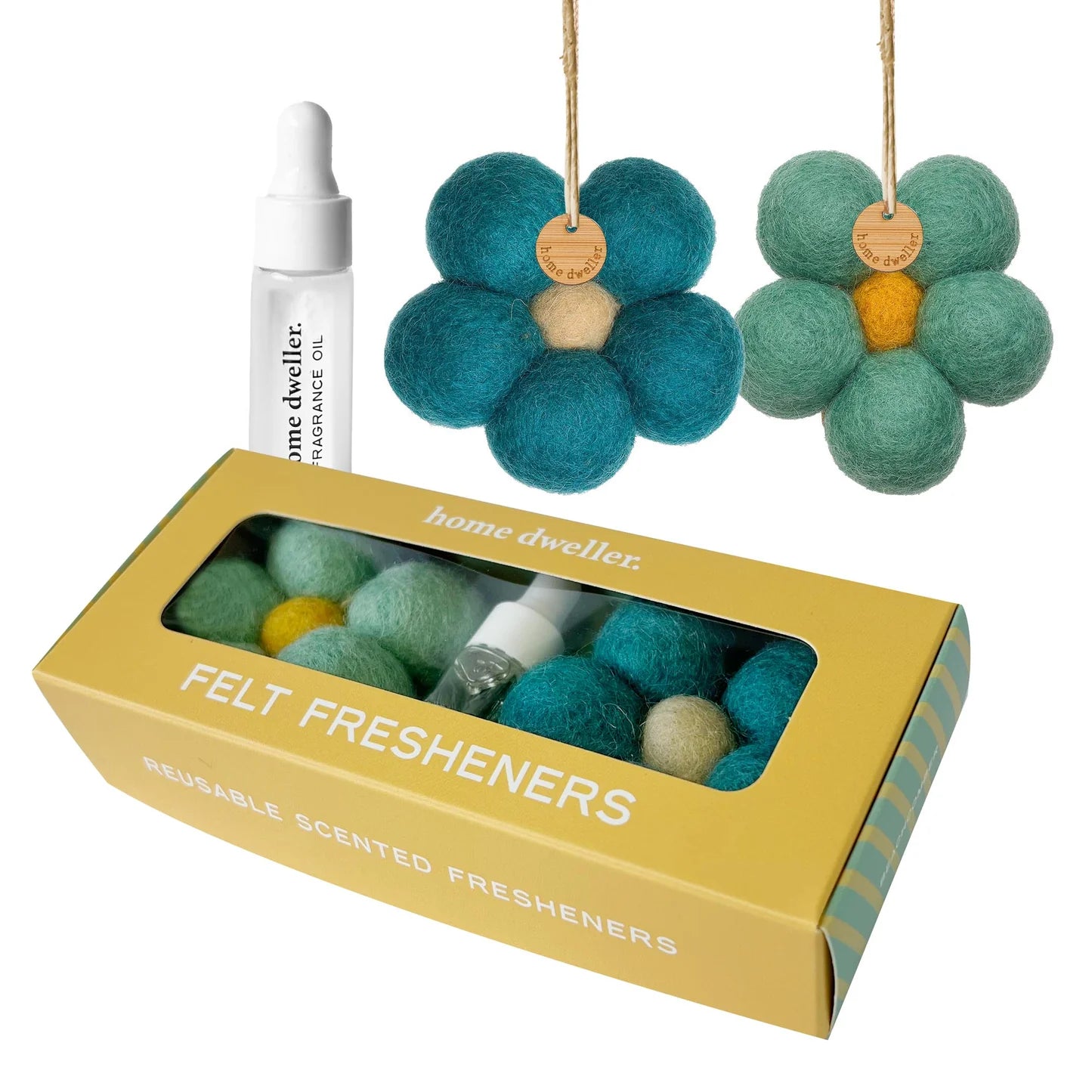 Felt Flower Fresheners - Beachcomber