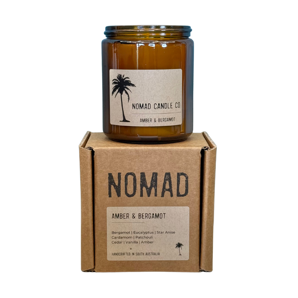 AMBER & BERGAMOT | SOY WAX CANDLE