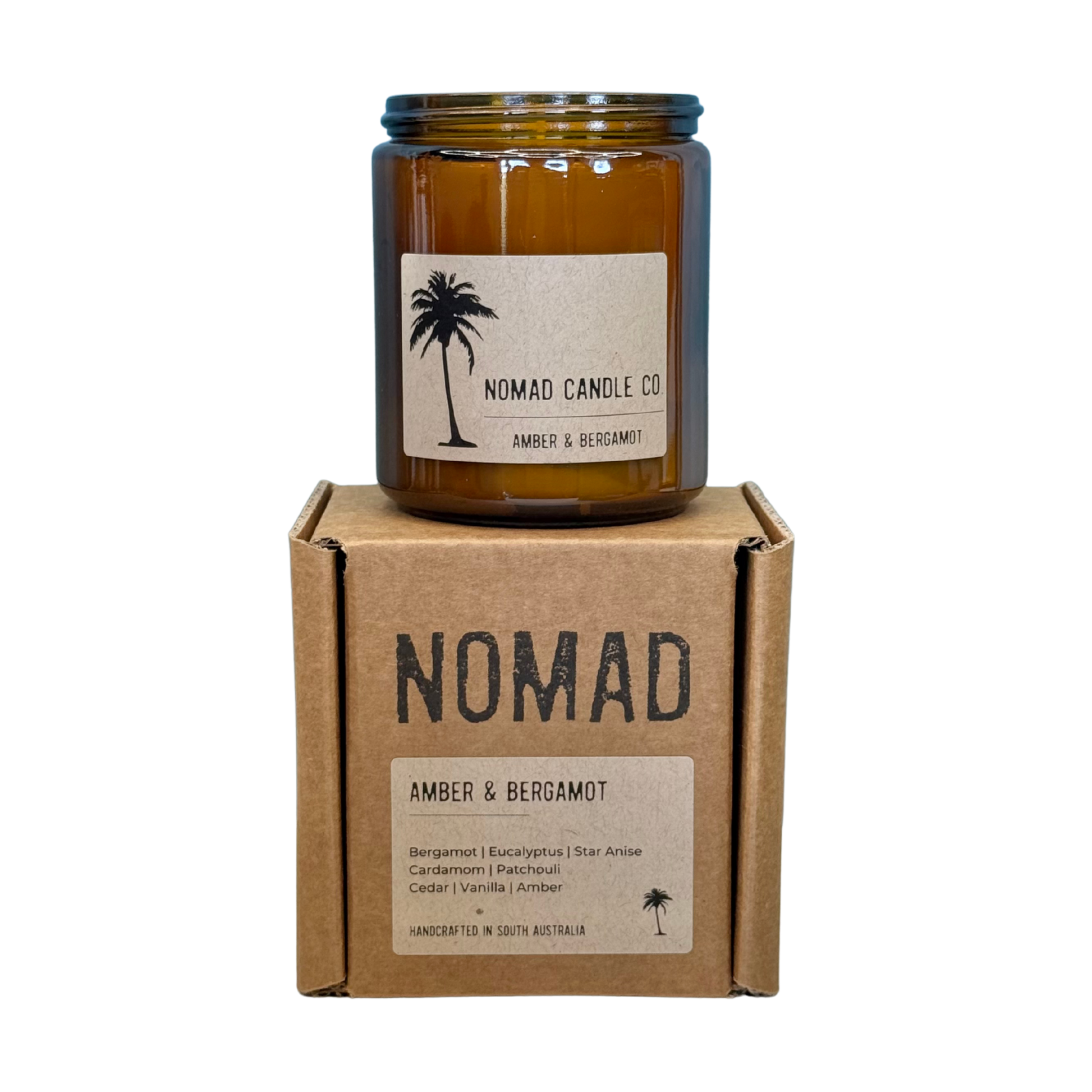 AMBER & BERGAMOT | SOY WAX CANDLE 250g