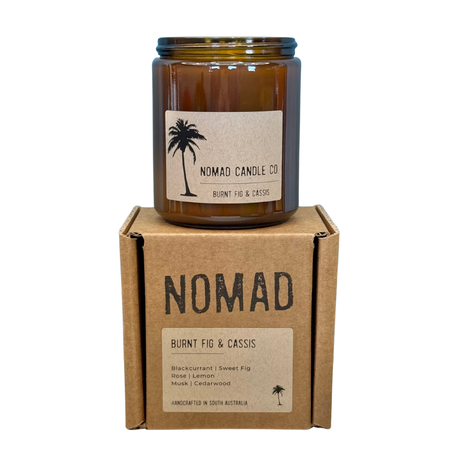 BURNT FIG & CASSIS | SOY WAX CANDLE 250g