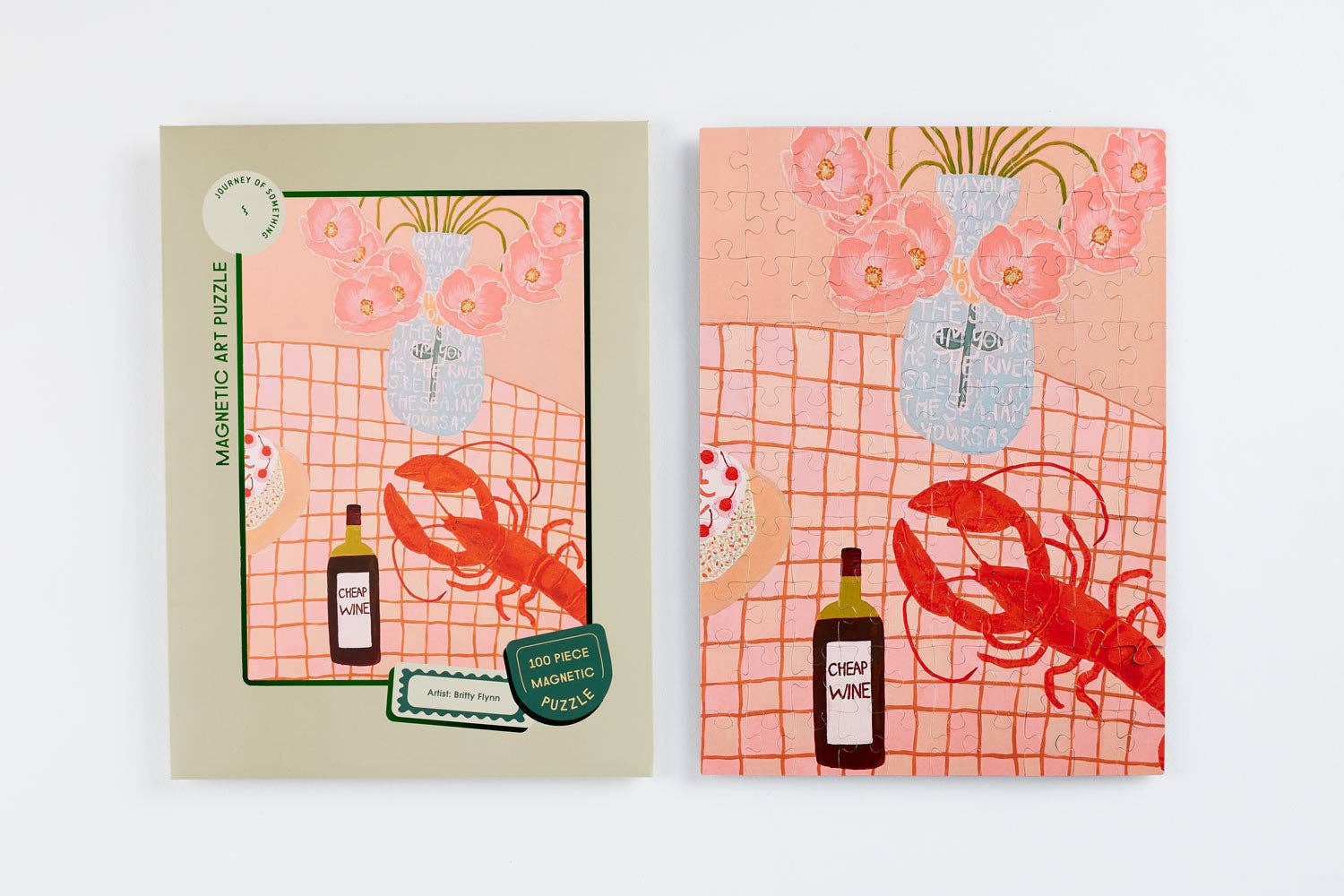 100 Piece Magnet Puzzle Lobster