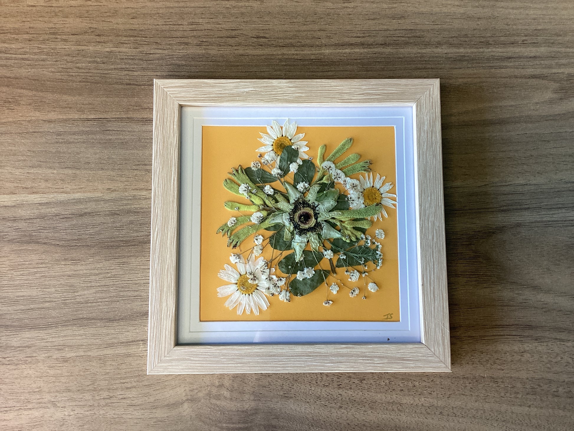 Pressed flower frames